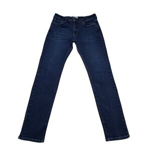 Legend London Jeans Mens 36x34 Blue Slim Fit M0089 Stretch Denim Dark Wash